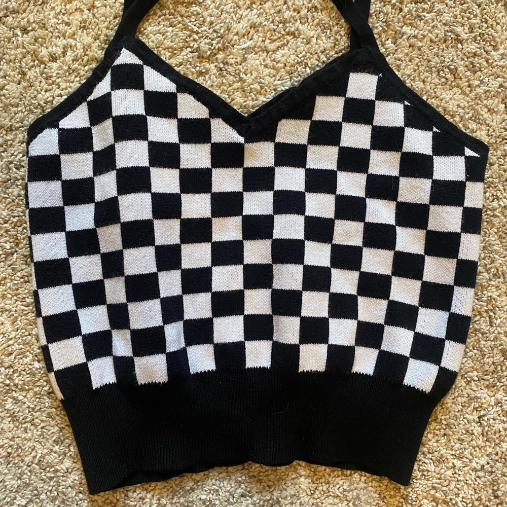 FIERCE knitted crop top